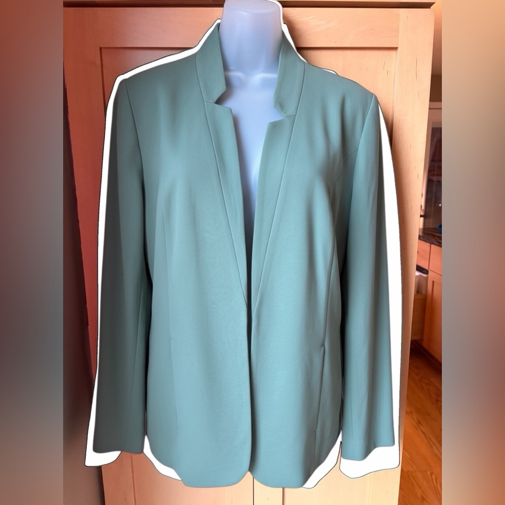 41 Hawthorn Mint Green Open-Front Blazer